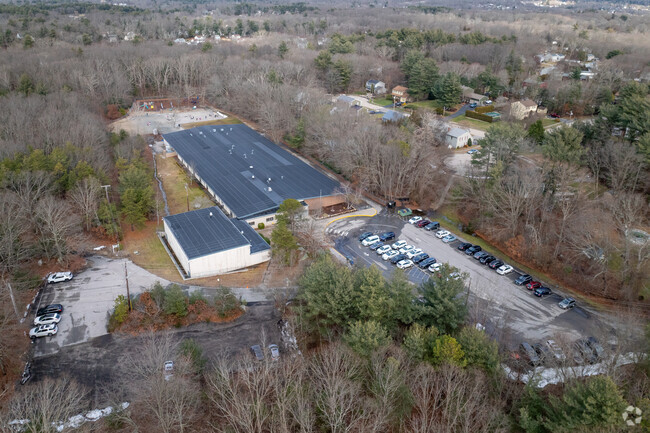Parking area at Blackrock Elementary School in Coventry, RI.