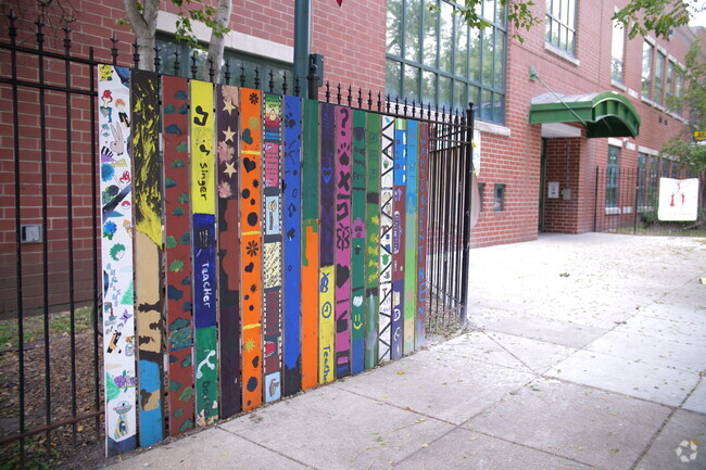 Jordan Community School encourages creativity with its students in Rogers park.