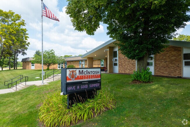 Fairgrounds parents may send their children to McIntosh Elementary School which has a student-teacher ratio of 17-1.