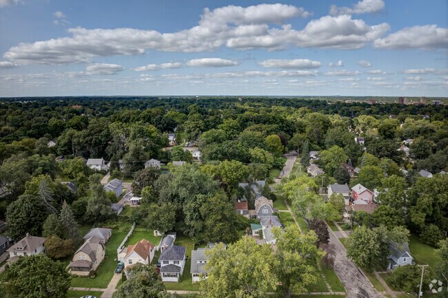 The Mound neighborhood is tree-covered for locals to enjoy.