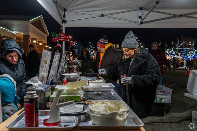 The food is delicious at Christmas in the Commons in New Lenox.