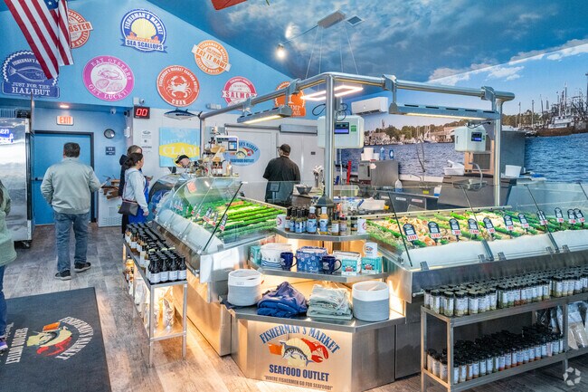 Pick up your fresh seafood selections from Fishermen Catch in Clasky Park.