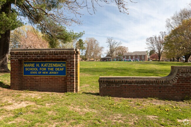 Marie H. Katzenbach School for the Deaf serves students with hearing disabilities in Ewing.