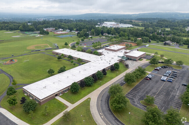 At Herkimer Elementary School the math proficiency is 51% and the English proficiency is 48%.