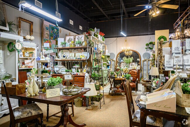 White House Antiques near Pinewood offers unique vintage finds for collectors.