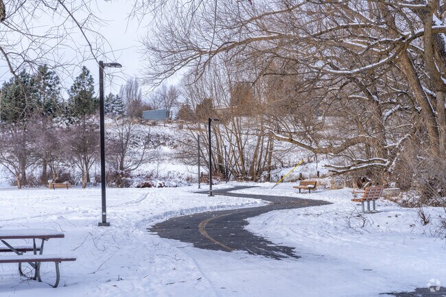 The Latah trail provides miles of walking and biking trails through Moscow.