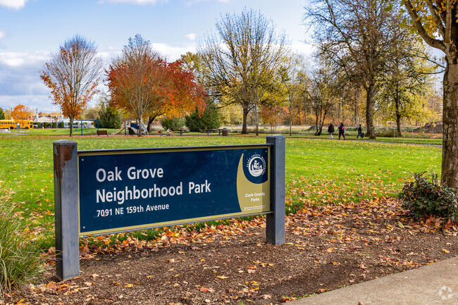 Oak Grove Park has paved hiking, a playground and a skate park in Mountain View Meadows-Orchard.