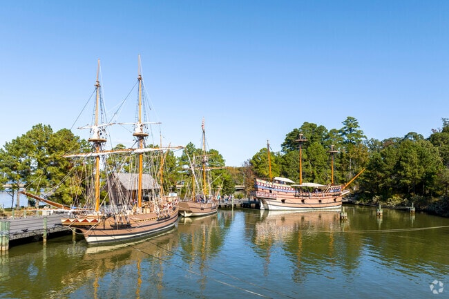 History comes to life for locals at the nearby Jamestown Settlement.