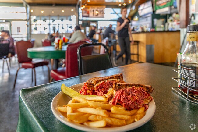 Riley's Pour House in Carnegie is famous for their Reuben sandwich.