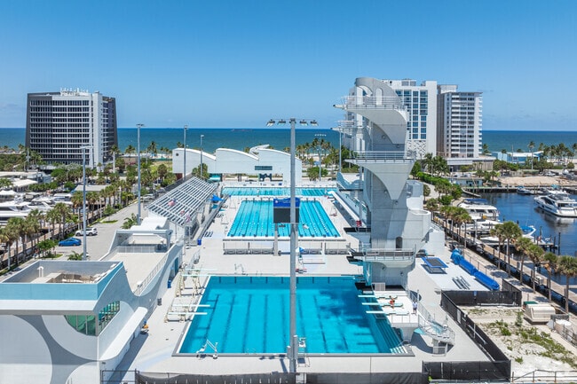 Visit the Swimming Hall of Fame near Venice Isles, honoring aquatic legends.