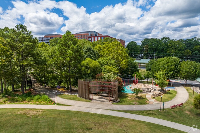Durham Central Park is on 5 acres in downtown Durham, NC.