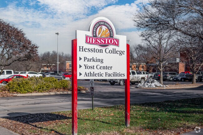 Many Hesston residences attend Hesston College.