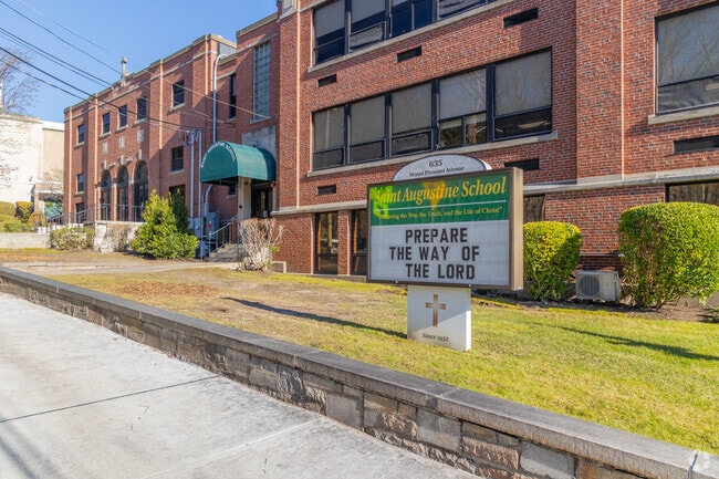 Alternate view of Saint Augustine School in Mount Pleasant, Providence RI.