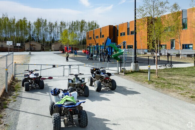 Your children will love the playground at Dena'ina Elementary School.