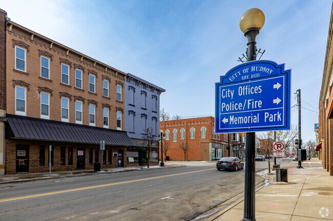 Hudson's idyllic downtown was established as a main hub of the surrounding township in 1853.