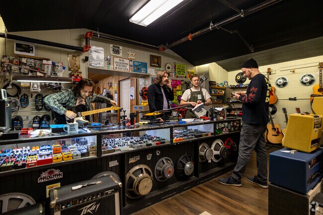 Love of Fuzz does repairs to a variety of music instruments and amps in Eastside Troy.