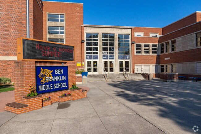 Ben Franklin Middle School has amazing teachers and staff.