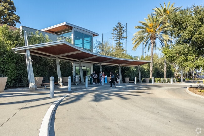 The modern community center at Amerige Park is a hub of activity and connection.