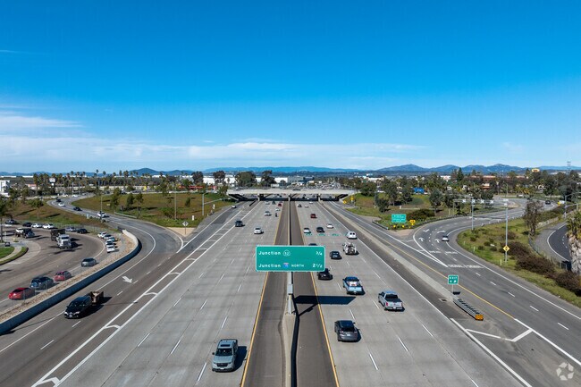 The 163 freeway runs through the heart of Kearny Mesa providing easy access to downtown.