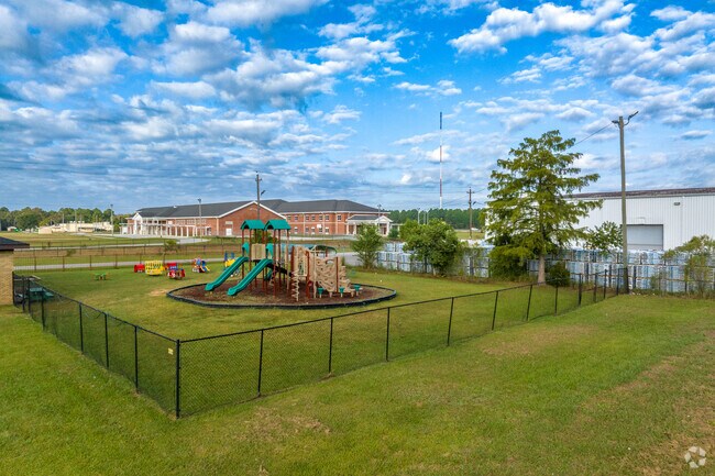 Play on the playground at Trinity Lutheran Elementary School.
