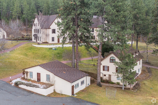 St. Dominic School is located in a rural neihgborhood.