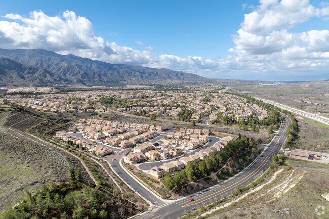 Birds eye view of the Horsethief Canyon Ranch community.