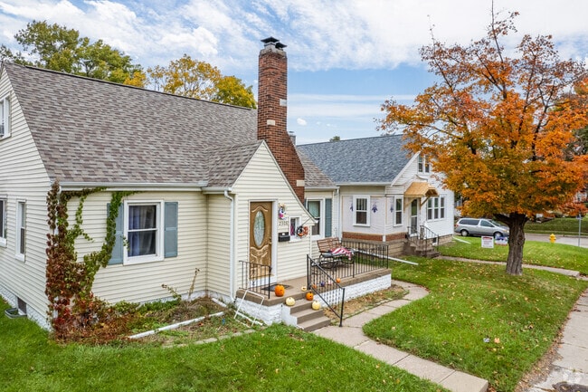 Homes in Northwest Davenport provide charm and cheer to the streets of Iowa.