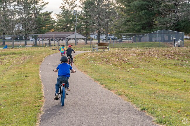 Children enjoy the safe parks and trails connecting to neighborhoods in Washington Township.
