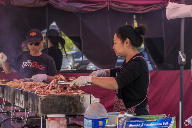 There are a lot of vendors who sell food at the Santa Teresa Farmers Market.
