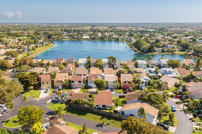 Lakes By The Bay is a gorgeous HOA community with lakeside views in Cutler Bay.
