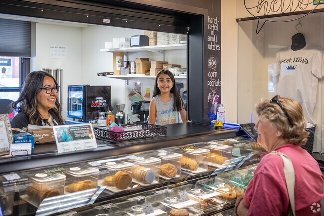 Find friendly services and delicious treats at Sweet Ella's Bakery near El Camino.