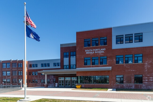 South Portland Middle School serves grades 5 through 8.