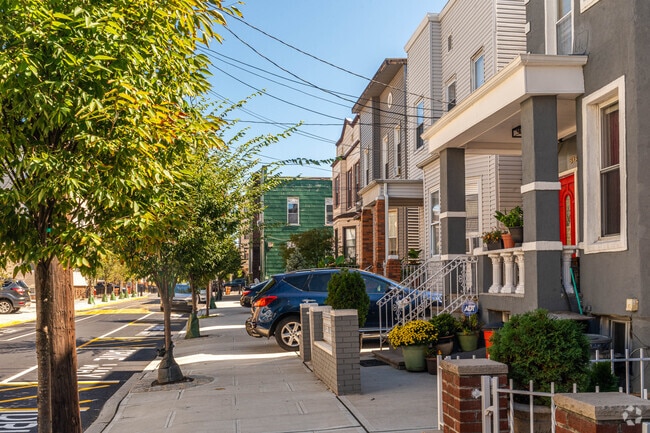 Quiet streets filled with trees are a great feature of Weehawken neighborhoods.