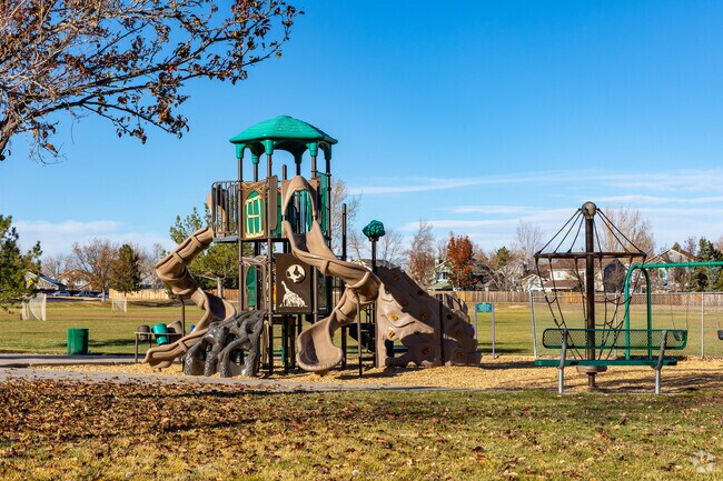 Powderhorn Park offers a dedicated children’s playground area.