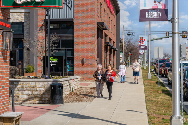 Hershey has many chain restaurants nearby parks that are perfect for visitors.