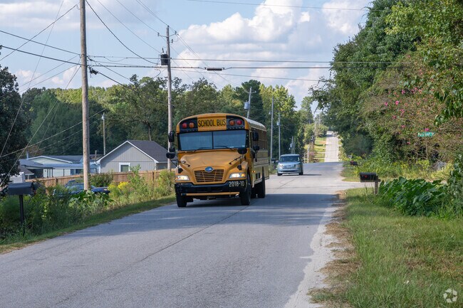 Students in Ladonia can be picked up and dropped off directly in front of their homes.