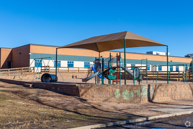 Collegiate Academy of Colorado in Littleton has a playground for students to enjoy.