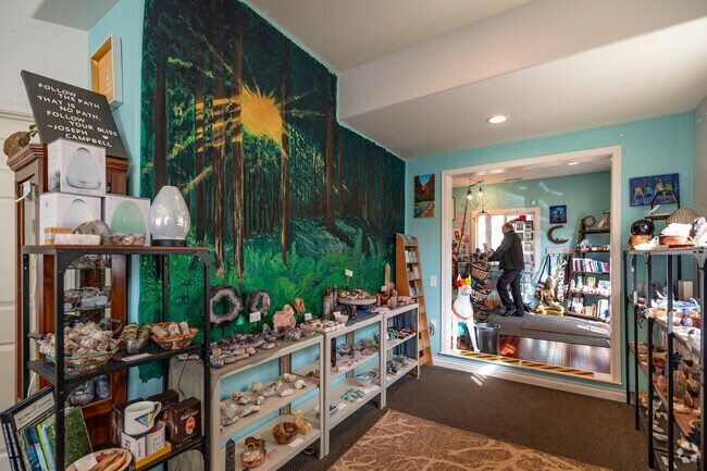 The extraordinary little rock shop Wild Earth Rocks is one of Wauna's local gems.