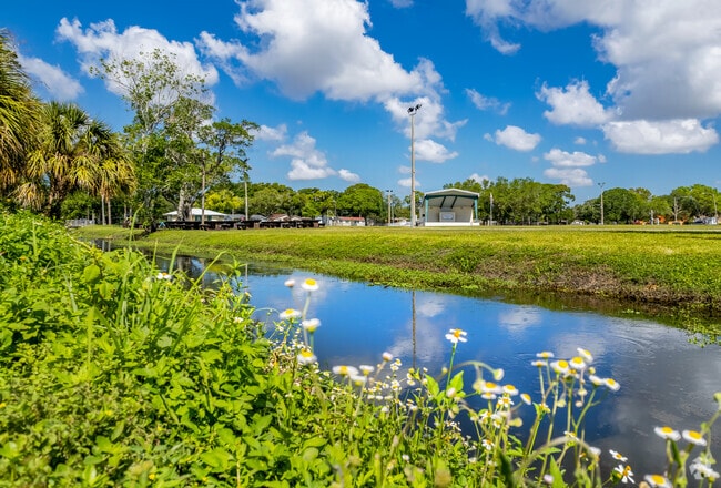 England Brothers park is a great open green space with a bandshell hosting many events.