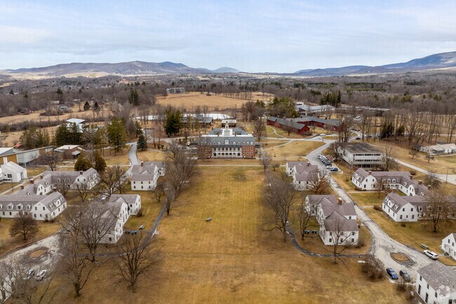 Bennington College, located in North Bennington is known for its unique academic plan.