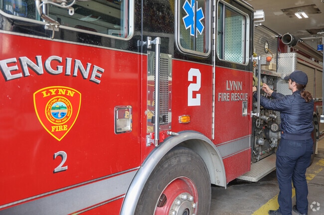 The Fire department in Lynn are always there to lend a helping hand.