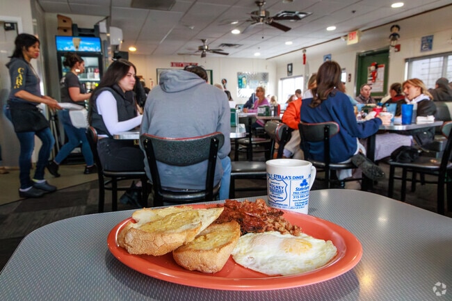 Breakfast is served all day at Stella's Diner in Northside Syracuse.