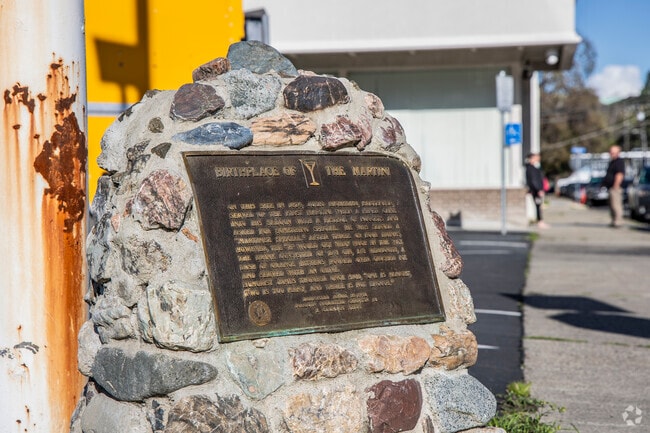 A plaque in Downtown Martinez commemorates the birthplace of the martini.