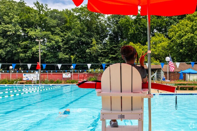 Manor Woods Swim Club is a great place to stay cool, only 5 minutes from Flower Valley.