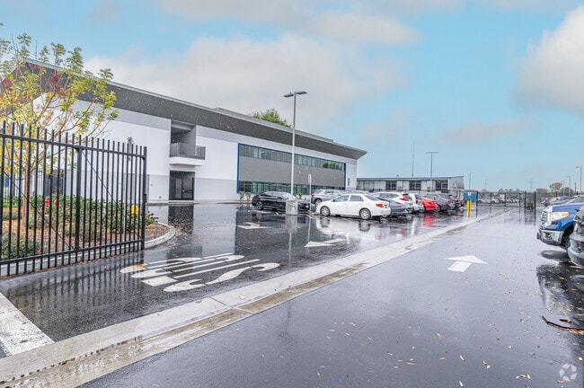 The parking lot at Griffiths Middle School in Downey