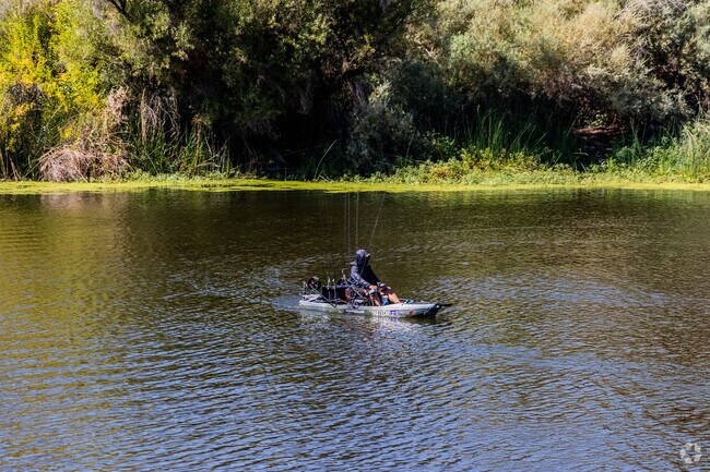 It's common to see residents of Nice fishing in their own boats.