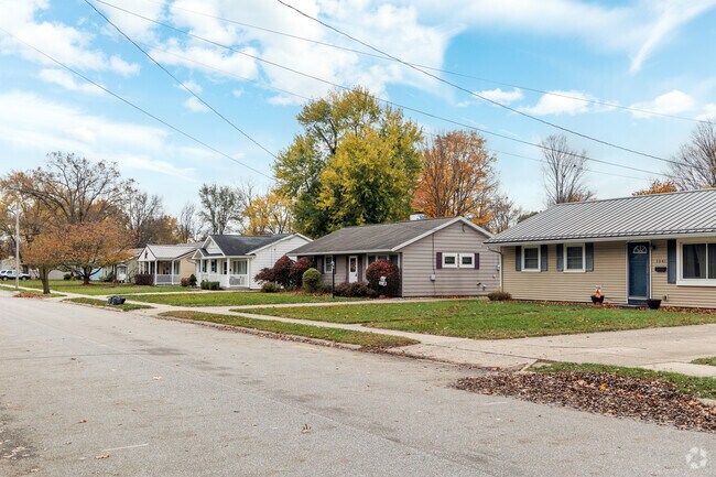 Rivercreek is mostly made up of smaller single family homes on modestly sized lots.