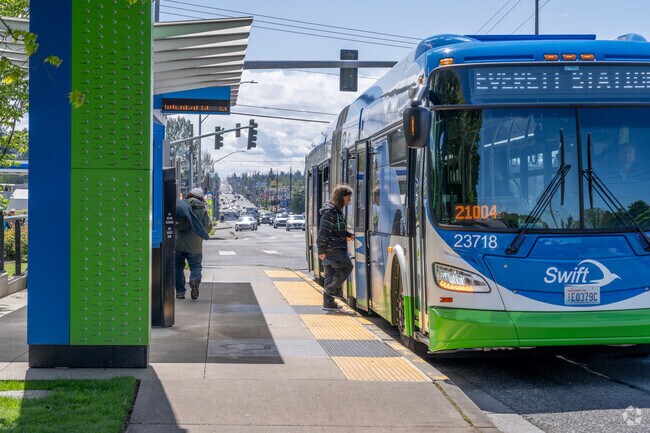 Evergreen is easily accessible via bus or train into Seattle or Downtown Everett.