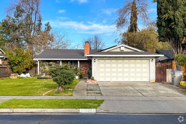 Single-story homes come in many architectural styles in Meadows, San Jose, CA.