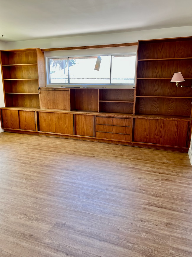 Front living room with built in